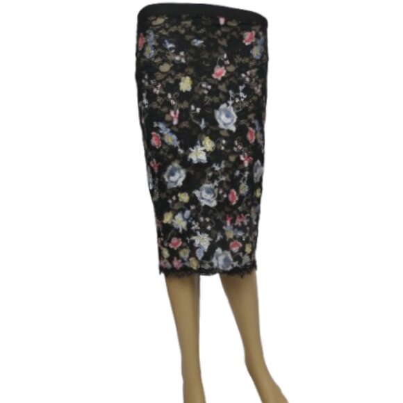 BCBG Maxazria Floral Pencil Skirt - Picture 1 of 6
